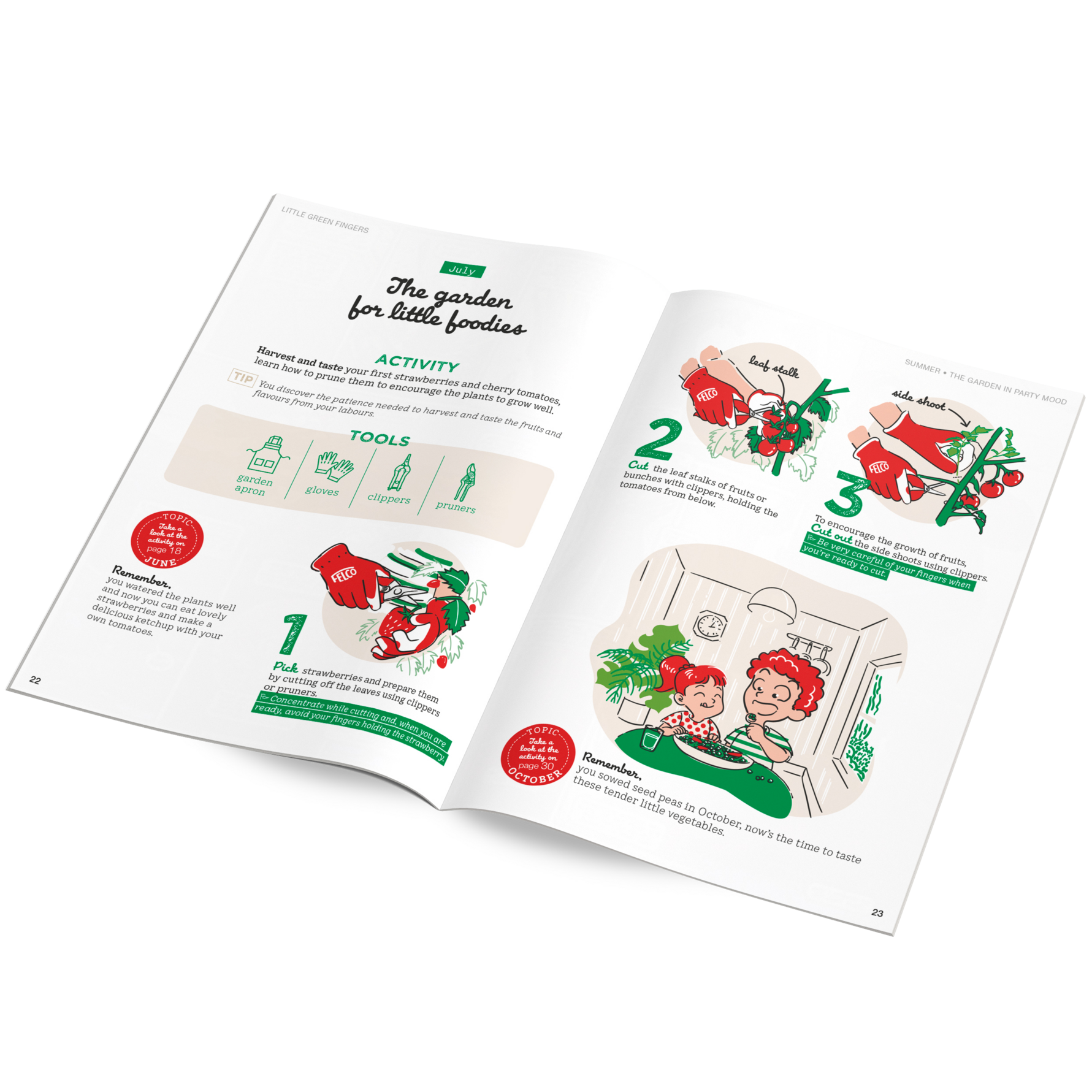 Les petites mains vertes
